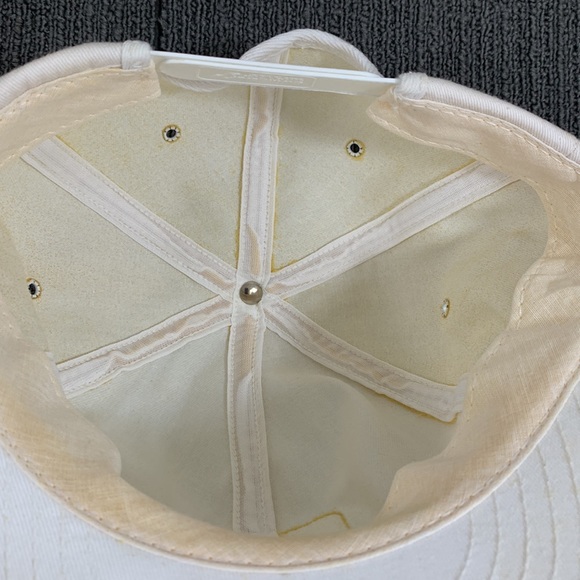 Vintage Pickering Snapback Hat Mens Adjustable White Green Patch Swingster USA - Picture 14 of 16